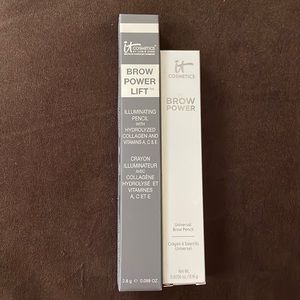 NIB it cosmetics brow pencil (universal taupe) & power lift illuminating pencil